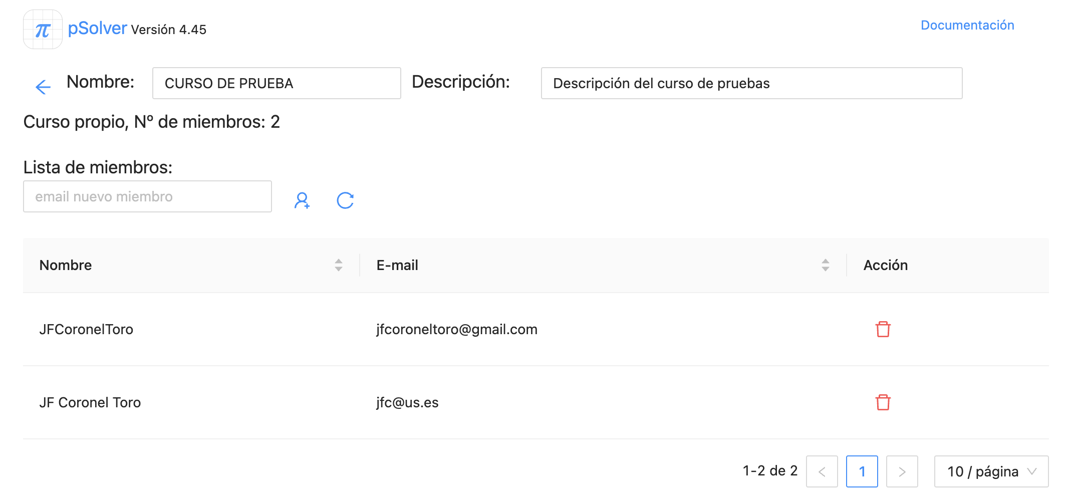Editor de cursos